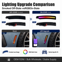 For Ford Mustang 2024-up Front Rear Parking Position Fender Turn Signal Lights LED RGB App Controlled Sequential 12V Wholesale