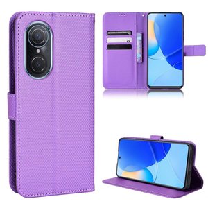 Étui portefeuille de luxe en cuir PU à motif diamant pour HUAWEI Honor 50 <span class=keywords><strong>SE</strong></span>/ <span class=keywords><strong>Nova9</strong></span> <span class=keywords><strong>SE</strong></span> - Product Image 1