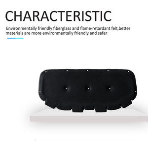 OEM 2GA863831A/ 2GA863831 Coussin de protection phonique et thermique pour <span class=keywords><strong>capot</strong></span> moteur avant de <span class=keywords><strong>voiture</strong></span> pour VW T-roc 19-25 - Product Image 3