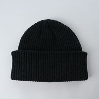 Bonnet tricoté unisexe adulte de haute qualité avec logo brodé personnalisé, motifs camouflage/à pois/à nœuds, sangle réglable, bord côtelé, chapeau d'hiver