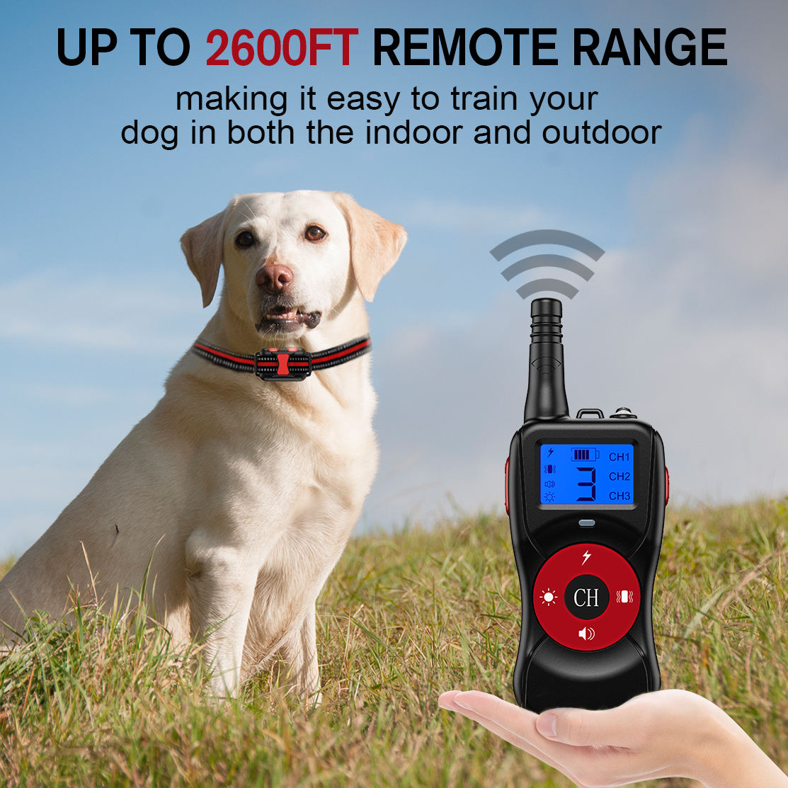 Remote Dog Training Collar Electric Shock Collar for Dogs Diving
