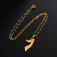 Collier en acier inoxydable argenté du Maroc pour hommes et femmes, style ethnique, collier de couple, accessoires transfrontaliers
