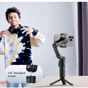 M02 Professional AI Smart Tracking Gimbal Stabilizer 3 Axis Anti-Shake Detachable <strong>Remote</strong> Control Flexible Desk Phone <strong>Holder</strong> - Product Image 2