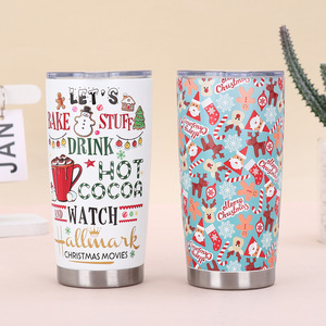 Usine de gros 20Oz en acier inoxydable isolé gobelet avec couvercle sublimation fiole à vide et Thermos - Product Image 1