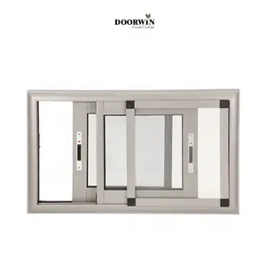 Cuadros de ventana corredera Fabricantes residenciales Precio barato Ventanas de aluminio