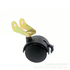Crib Silent Casters 60 Kg Load Capacity Polyurethane <b>Wheel</b> With Brake Plate Mount Modern Design - Product Image 2