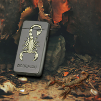 Encendedor de doble arco electrónico al por mayor, encendedor de cigarrillos TIGER PHOENIX SCORPION DRAGON EAGLE con carga USB y animal a prueba de viento