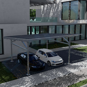 ระบบติดตั้งหลังคารถพลังงานแสงอาทิตย์ระบบ PV โครงสร้างสวนอลูมิเนียมพลังงานแสงอาทิตย์ - Product Image 1