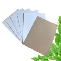 Carton duplex couché, dos gris, recyclable, haute luminosité, taille personnalisable pour cadres photo et autocollants