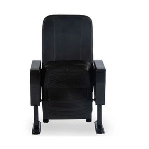 강당 의자 빨간색 독립형 베이스 영화관 의자 - Product Image 4