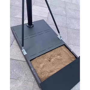 Aro de Baloncesto con Tablero de Vidrio Templado, Altura Ajustable, Equipo para Cancha al Aire Libre - Product Image 3