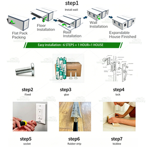 Casa Contenedor Expandible de Lujo con Energía Solar, Diseño de Casa de Campo de 20 pies/40 pies, Aislada, Ignífuga, Móvil, Modular, Apartamento Exterior - Product Image 5