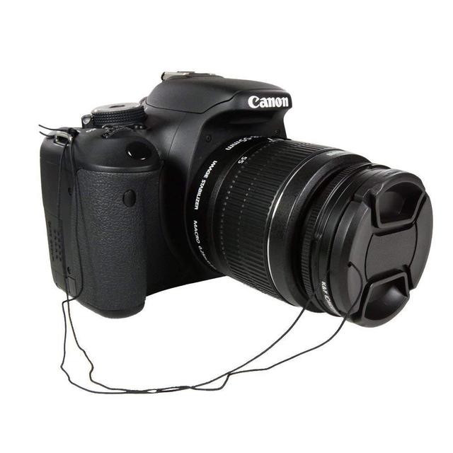 Wholesale 37mm 49mm 52mm 55mm 58mm 67mm 72mm 77mm 82mm 86mm Center Pinch Snap-on DSLR Camera Cap Lens Cover