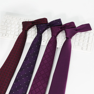 RunLin工場カスタマイズ卸売耐久性ポリエステルソリッドパターン浙江オリジンフォーマルスタイル装飾ネクタイ針 - Product Image 1