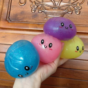 Jouet anti-stress souple en TPR, simulation de boulette de riz à la vapeur, à rebond lent, grand format, pour enfants et adultes, vente en gros - Product Image 4