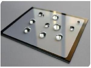 Venta caliente de fábrica, panel de vidrio antihuellas dactilares, pasa la prueba de ángulo de gota de agua que permanece limpio <span class=keywords><strong>sin</strong></span> dejar huellas dactilares - Product Image 4