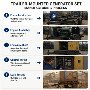 Générateur diesel silencieux 25kva 30kva 40kva 50kva 60kva 100kva 150kva 200kva 250 Kva Cummins Weichai Baudouin Yuchai Genest Prix - Product Image 6
