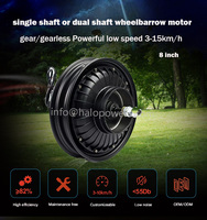 TOP 8 ou 10 pouces 36V 48V 250w-1500W kit moteur brouette électrique e Scooter roue électrique brouette chariot moyeu moteur monocycle