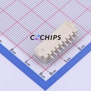 WAFER-HA2.54-8PWB Wire-to-Board Pin Header SMD,P=2.5mm,Horizontal Mount Connector 1x8P 2.5mm Horizontal Mount XHB - Product Image 2