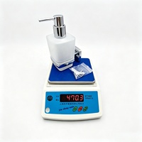 Dispensador de Jabón Líquido para Baño, Moderno, Resistente, de Pared, en Aleación de Zinc Duradera y Botella Esmerilada Recargable