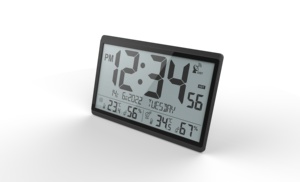 <span class=keywords><strong>Horloge</strong></span> <span class=keywords><strong>murale</strong></span> géométrique, calendrier numérique, réveil <span class=keywords><strong>avec</strong></span> Table, résiste à la température et à l'humidité - Product Image 3