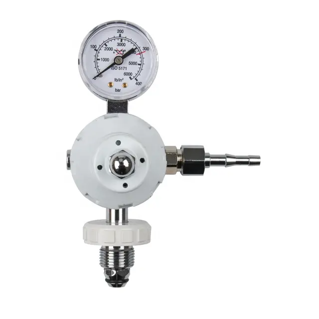 Mediline Diafragma-Type Bull Neus Air Regulator Met Messing Materiaal Zuurstof Regulator Drukregelaar