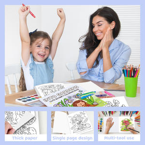 Transfrontaliero A5 Secret giardino libro da colorare per adulti e bambini che disegnano scarabocchi antistress per la casa o l'ufficio - Product Image 4