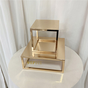 Châu Âu-Phong Cách Đám Cưới Sân Khấu Đạo Cụ Khay Bánh Rèn Sắt Cao Chân Bánh Đứng Đặt Cho Món Tráng Miệng Bảng - Product Image 3