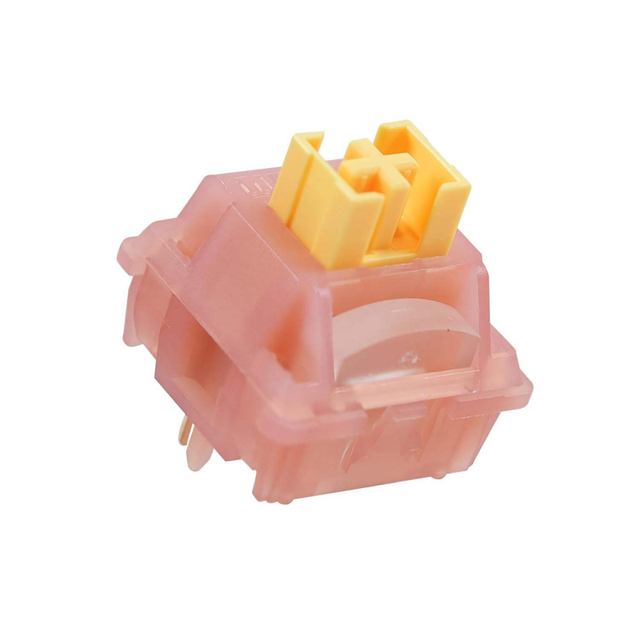 Outemu 5 Pin Silent Honey Peach Switches V3 Linear Switch for Mechanical Keyboard China Origin