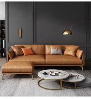 Ensemble de canapés convertibles de luxe de style nordique moderne, forme rectangulaire, pour salon ou villa