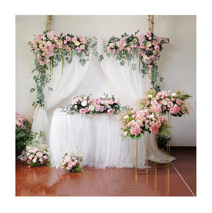 Fleurs artificielles modernes faites à <span class=keywords><strong>la</strong></span> main, bouquet <span class=keywords><strong>de</strong></span> roses <span class=keywords><strong>de</strong></span> Noël en forme <span class=keywords><strong>de</strong></span> boule, décoration suspendue pour mariage, <span class=keywords><strong>centre</strong></span> <span class=keywords><strong>de</strong></span> table - Product Image 4