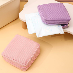 Bolsa de almacenamiento para toallas sanitarias, organizador portátil pequeño para toallas sanitarias, para uso en viajes de chicas - Product Image 3