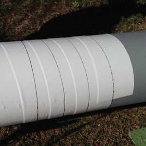 Soğuk uygulanan butil kauçuk boru hattı bant su geçirmez polietilen butil yapıştırıcı bant gaz için petrol borusu korozyon önleyici koruma - Product Image 5