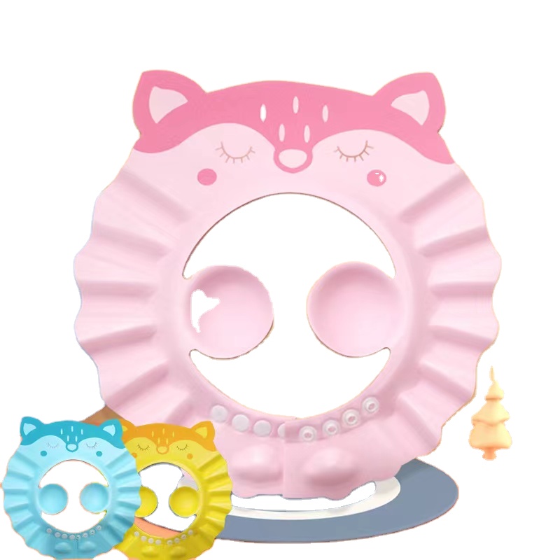 Лидер продаж, Детский водонепроницаемый шампунь для защиты ушей с мультяшным рисунком, регулируемый шампунь для детского душа, детские товары