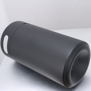 5L doppia parete Mini fusto Growler in acciaio inox per la casa barilotto nero opaco in polvere per tenere caldo/freddo mini fusto - Product Image 3