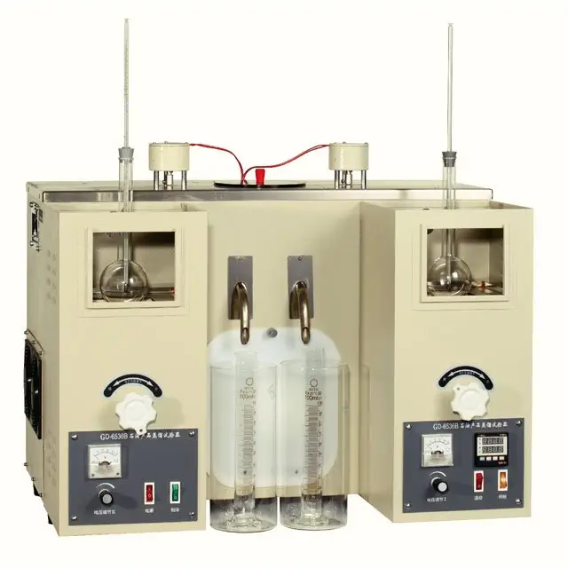 ASTM D86 Dubbele Eenheden Lage Temperatuur Destillatie Analyzer Apparaat voor Aardolieproducten