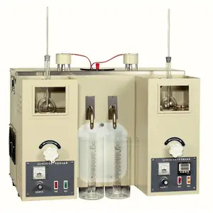 Appareil d'analyseur de distillateur à basse température, Double unités, D86, 220 v, appareil pour produits essence