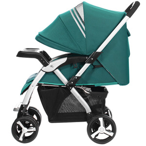 เฮ่เป่า ไฮวิว รถเข็นเด็ก รับน้ำหนักได้ 15 กก. ระบบดูดซับแรงกระแทก พับเก็บได้ด้วยปุ่มเดียว รถเข็นสี่ล้อ - Product Image 1