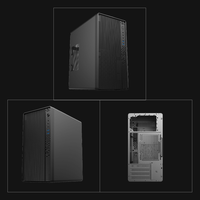 OEM Black Steel Micro ATX Computer Case Compact Tower Design With 290mm GPU Support and Rear Fan Cooling