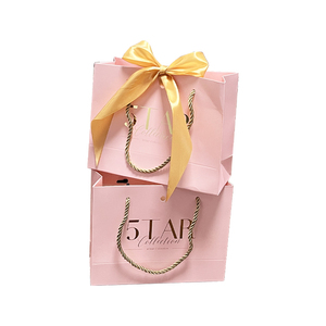 Sacchetto Regalo Personalizzato di Lusso in Carta Kraft Marrone con Rivestimento in Carta Laminata per Compleanni e Shopping - Product Image 4