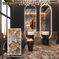 Luxus Jade Stein Muster Porzellan fliesen glänzend verschleiß fest moderne Wand Bodenbelag Home Decor Hotel Projekt Pracht