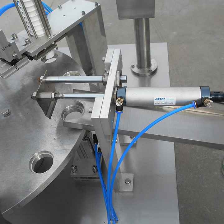 SHANGHAI QUALIPAK Automatic Coffee Capsule Filling and Sealing Machine Nespresso k Cup Making, Blanking Nespresso k Cup Making