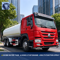 Camion-citerne à eau diesel Sinotruk Howo 6x4 avec réservoir de 4/10/15/20 m³ à vendre