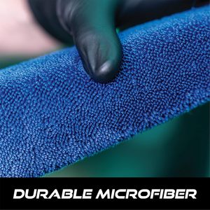 Brosse pour roue de moto ou jante de voiture, sans métal, bleue, 2,5 pouces x 14,3 pouces - Product Image 2