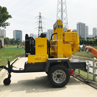 Untuk Atlas Copco VAR 8-300 pompa portabel selip Diesel Self-Priming 380V pompa Dewatering sekrup sentrifugal berbagai udara 380V mesin