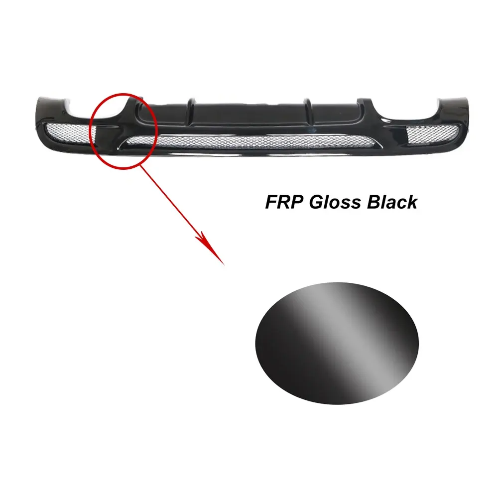 2 embouts noir brillant