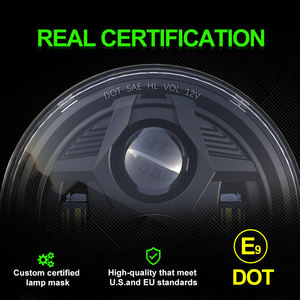 Faro de color personalizado 7 pulgadas LED redondo faro <span class=keywords><strong>H4</strong></span> proyector faro para <span class=keywords><strong>Jeep</strong></span> JK TJ CJ <span class=keywords><strong>Hummer</strong></span> H1 H2 - Product Image 3