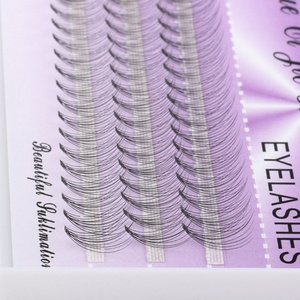 10D <b>Premade</b> <b>Fan</b> Lashes 3 Lines Per Box 0.07mm Thickness 8 10 12mm Length Silk PBT Material Lash Extensions - Product Image 2