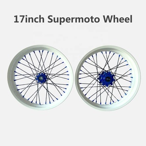 Rines de Color Personalizado de <span class=keywords><strong>17</strong></span> Pulgadas para Supermoto, Juego de Ruedas para Sur Ron Ultra Bee Supermotard - Product Image 3