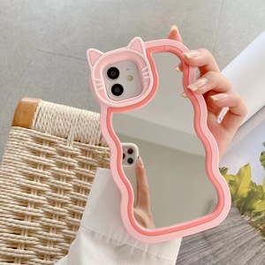 Street Fashion Brand Custom antiurto Glass Mirror Make Up custodia per telefono per ragazze per <span class=keywords><strong>Iphone</strong></span> 14 13 <span class=keywords><strong>11</strong></span> 12 - Product Image 2